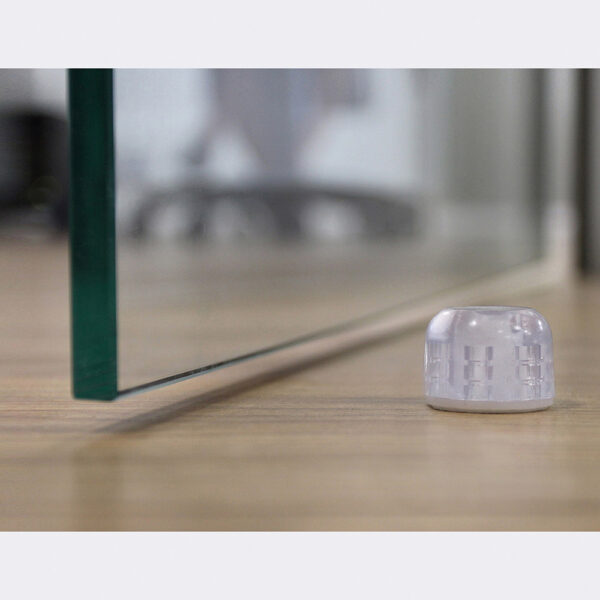 TOPE DE PUERTA ADHESIVO TOP TRANSPARENTE FABRICADO EN PLÁSTICO. REI - Imagen 3