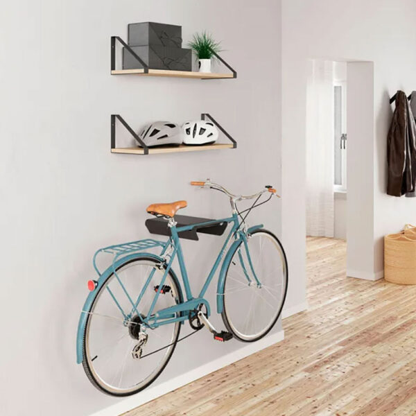 SOPORTE FIJO BICI 8070 ACERO NEGRO MATE REI - Imagen 2