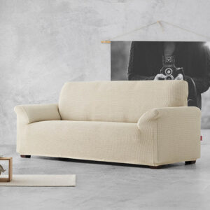 FUNDA BALI MARFIL MULTI-ELÁSTICA PARA SOFA 3 PLAZAS BELMARTI