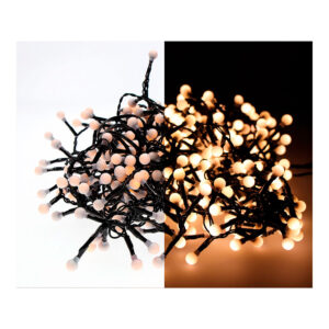 GUIRNALDA "CHERRY COMPACT" PARPADEANTE EXTERIOR 16m 500 LEDS LUZ CALIDA