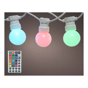 GUIRNALDA 20 BOMBILLAS LED RGB EXTERIOR 14,5m IP44 LUMINEO
