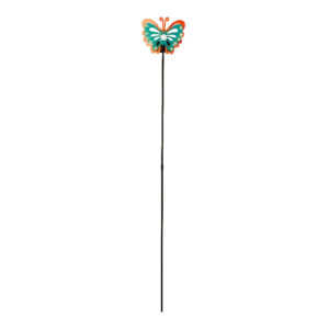 BALIZA SOLAR FORMA DE MARIPOSA COLORES SURTIDOS 11.9x6x75cm LUMINEO