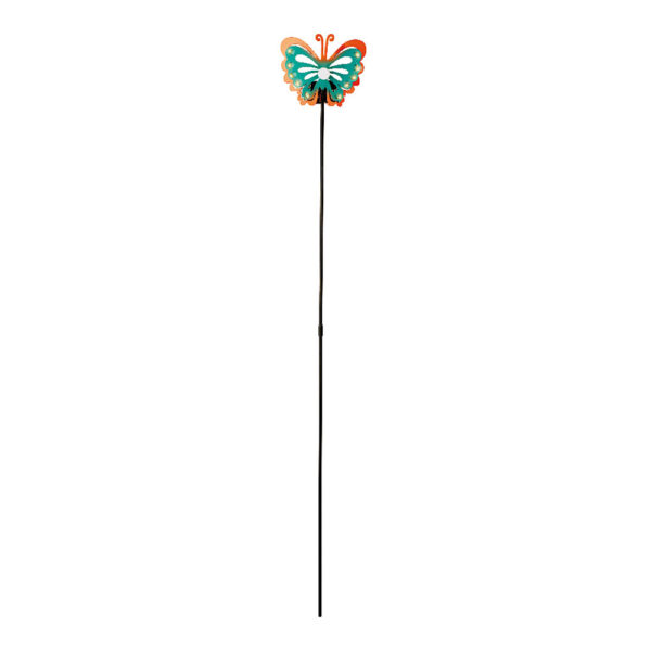 BALIZA SOLAR FORMA DE MARIPOSA COLORES SURTIDOS 11.9x6x75cm LUMINEO