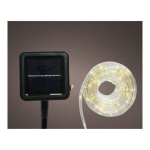 TUBO LUMINOSO SOLAR 4,95m 100 LEDS LUZ CÁLIDA LUMINEO