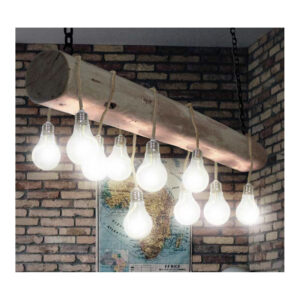 GUIRNALDA A PILAS. 10 BOMBILLAS CON 3 LEDS 2,55m