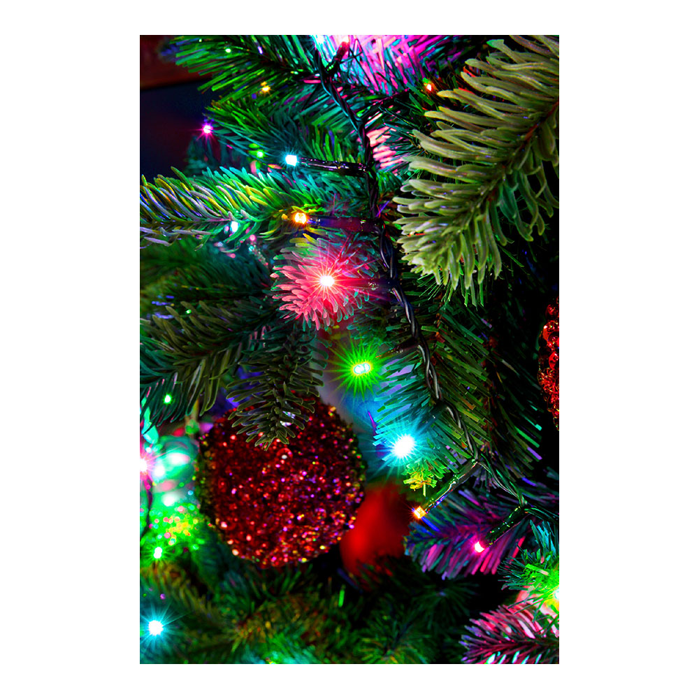 GUIRNALDA LED COMPACT PARPADEANTE MULTICOLOR PASTEL 750 LEDS CABLE VERDE 21m - Imagen 3