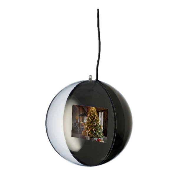 ADORNO DE NAVIDAD CON PANTALLA DE VIDEO Ø15cm