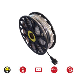 TIRA DE LED 50m. 60 LEDS/m 4,2W/m AMARILLO EDM IP44 220-240