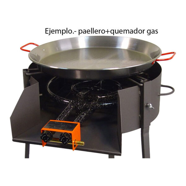 BARBACOA REDONDA CON SOPORTE PARA PAELLA Ø60cm IMEX EL ZORRO - Imagen 2