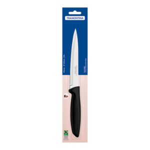 CUCHILLO UTILIY 6" PLENUS NEGRO TRAMONTINA