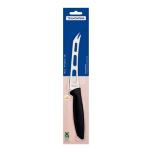 CUCHILLO PARA QUESO 6" PLENUS NEGRO 15,24cm TRAMONTINA