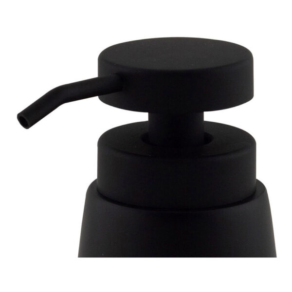 DISPENSADOR DE JABON DE POLIRESINA NEGRO Ø8x14,5cm BA20127 ANDREA HOUSE