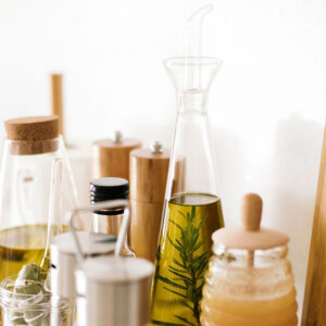 ACEITERA DE VIDRIO Ø8x28,5cm 500ml MS64322 ANDREA HOUSE