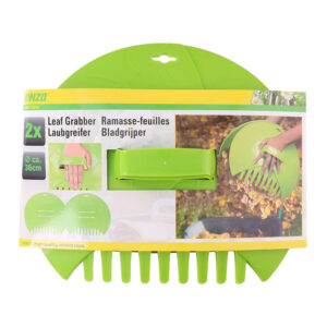 RASTRILLO DE HOJAS 36 x 31 x 8 cm 2 PIEZAS KINZO GARDEN