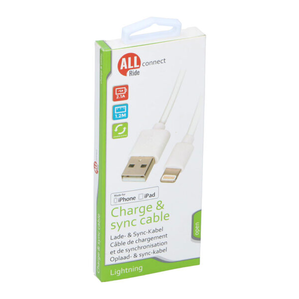 CABLE USB LIGHTNING ALL RIDE - Imagen 2