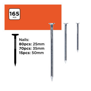 SURTIDO DE CLAVOS 165 PIEZAS BLACK+DECKER