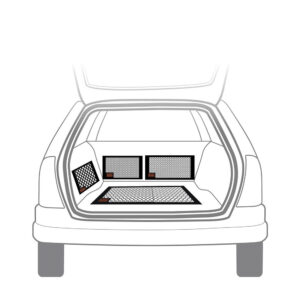 RED DE ALMACENAMIENTO PARA AUTOMÓVIL 4 PIEZAS BLACK+DECKER