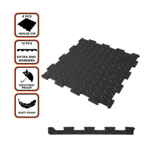 BALDOSAS DE ESPUMA EVA 6 PIEZAS BLACK+DECKER