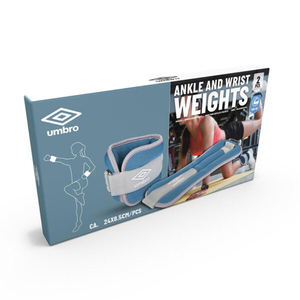 PACK 2 PESOS PARA TOBILLOS/MUÑECAS 500 gramos UMBRO - Imagen 2
