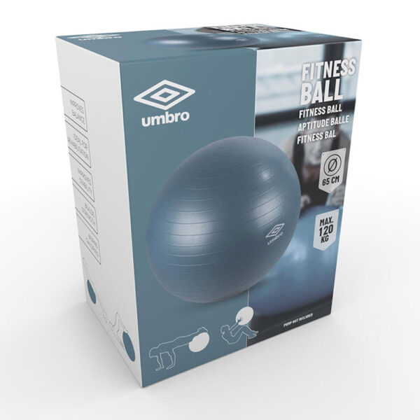 PELOTA DE FITNESS Ø65 cm AZUL UMBRO