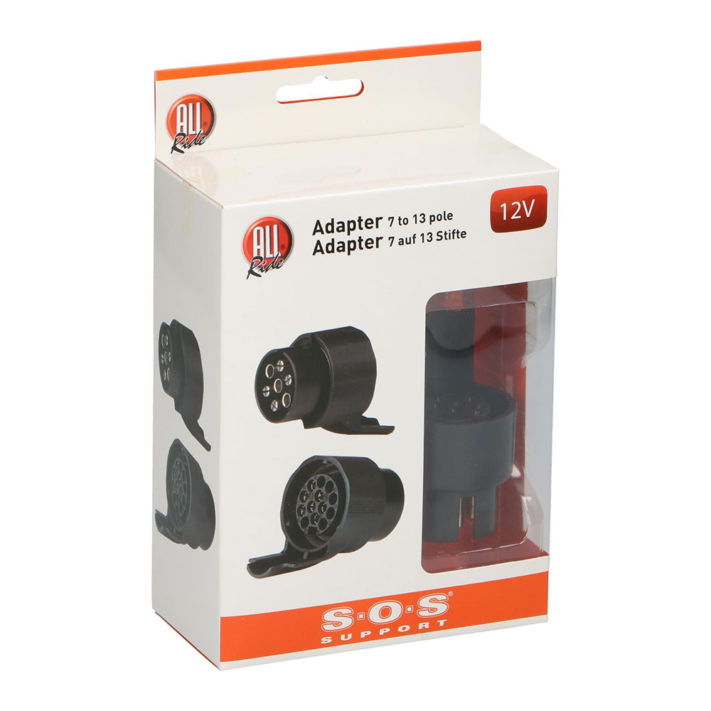 ADAPTADOR DE REMOLQUE DE 12V 13 a 7 PINES, ALL RIDE - Imagen 2
