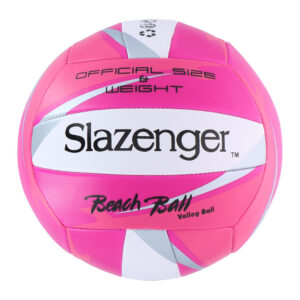 PELOTA DE VOLEIBOL DE PLAYA TALLA 4 , COLORES VARIADOS. SLAZENGER