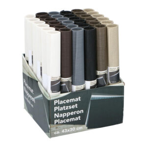 SALVAMANTELES DE COLORES VARIADOS, MEDIDAS 43x30cm. BASICS