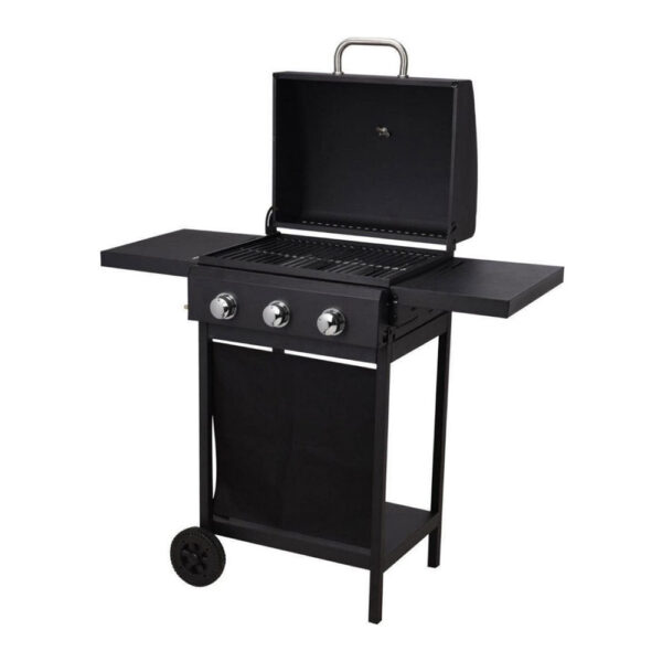 BARBACOA DE GAS DE 3 FUEGOS 139x56,5x106cm VAGGAN