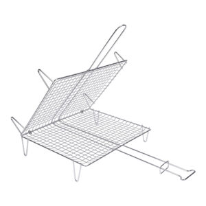 PARRILLA DOBLE PARA PESCADO 30x35cm SAUVIC