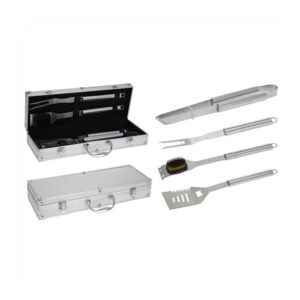 CONJUNTO DE 4 UTENSILIOS PARA BARBACOA