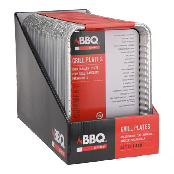 PACK DE 5 BANDEJAS DESECHABLES PARA BARBACOA - Imagen 2