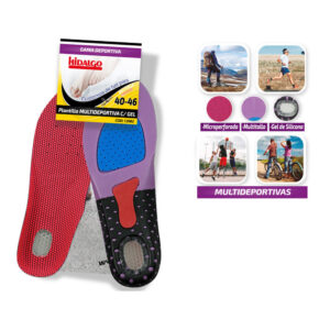 PLANTILLA PARA CALZADO MULTIDEPORTIVA GEL T: 40-46 HIDALGO