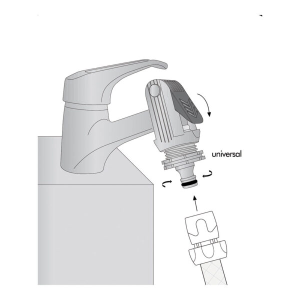 ADAPTADOR UNIVERSAL PARA GRIFO DOMÉSTICO C2025 AQUA CONTROL - Imagen 3