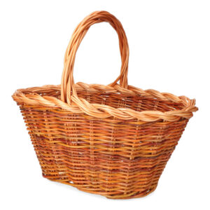 CESTA MIMBRE 37x25x20cm ALTURA CON ASA 34cm