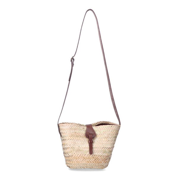 BOLSO PLANO CON PRESILLA Y ASA BANDOLERA 2 COLORES SURTIDOS - Imagen 4