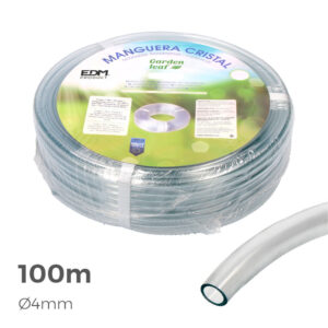 MANGUERA DE CRISTAL TRANSPARENTE Ø INTERIOR 4mm Ø EXTERIOR 6mm  ROLLO 100m