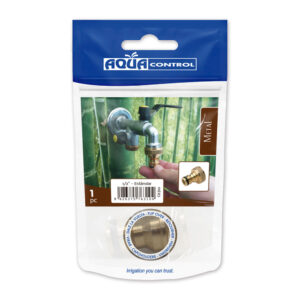 ADAPTADOR PARA GRIFO ROSCA HEMBRA 1/2" LATON AQUA CONTROL