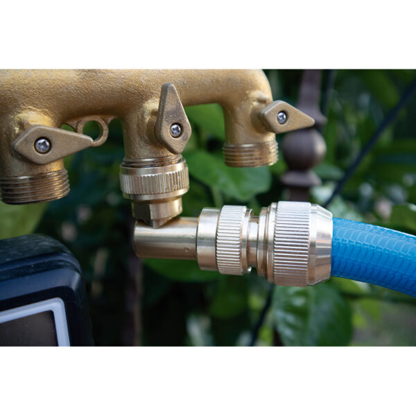 ADAPTADOR DE GRIFO ROSCA HEMBRA 3/4" CODO LATON AQUA CONTROL - Imagen 2