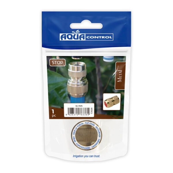 ENLACE RÁPIDO STOP 19mm LATON AQUA CONTROL