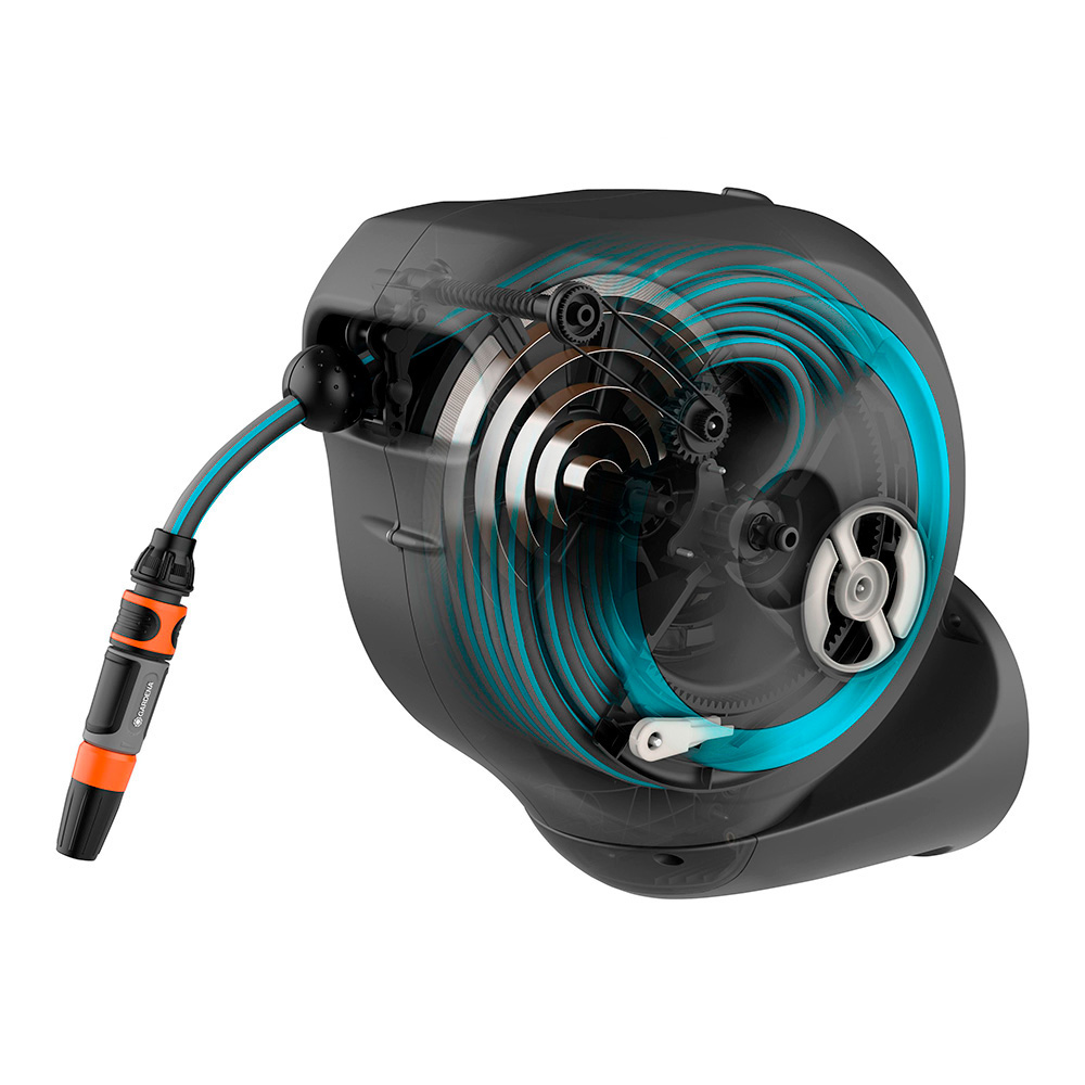 PORTAMANGUERAS AUTOMATICO ROLLUP 15m 18600-20 GARDENA