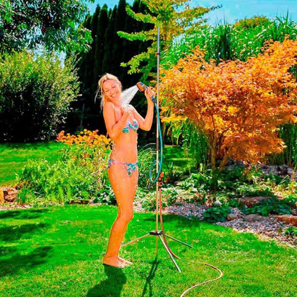 DUCHA DE JARDÍN TRIO SOBRE TRÍPODE 220cm GARDENA - Imagen 2