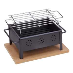 BARBACOA DE SOBREMESA 25x20cm (PARRILA INOXIDABLE) 2905 SAUVIC