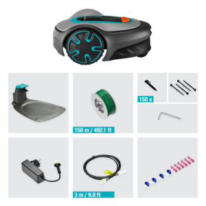 S. OF. ROBOT CORTACÉSPED SILENO PARA SEGAR JARDINES 15201-34 GARDENA