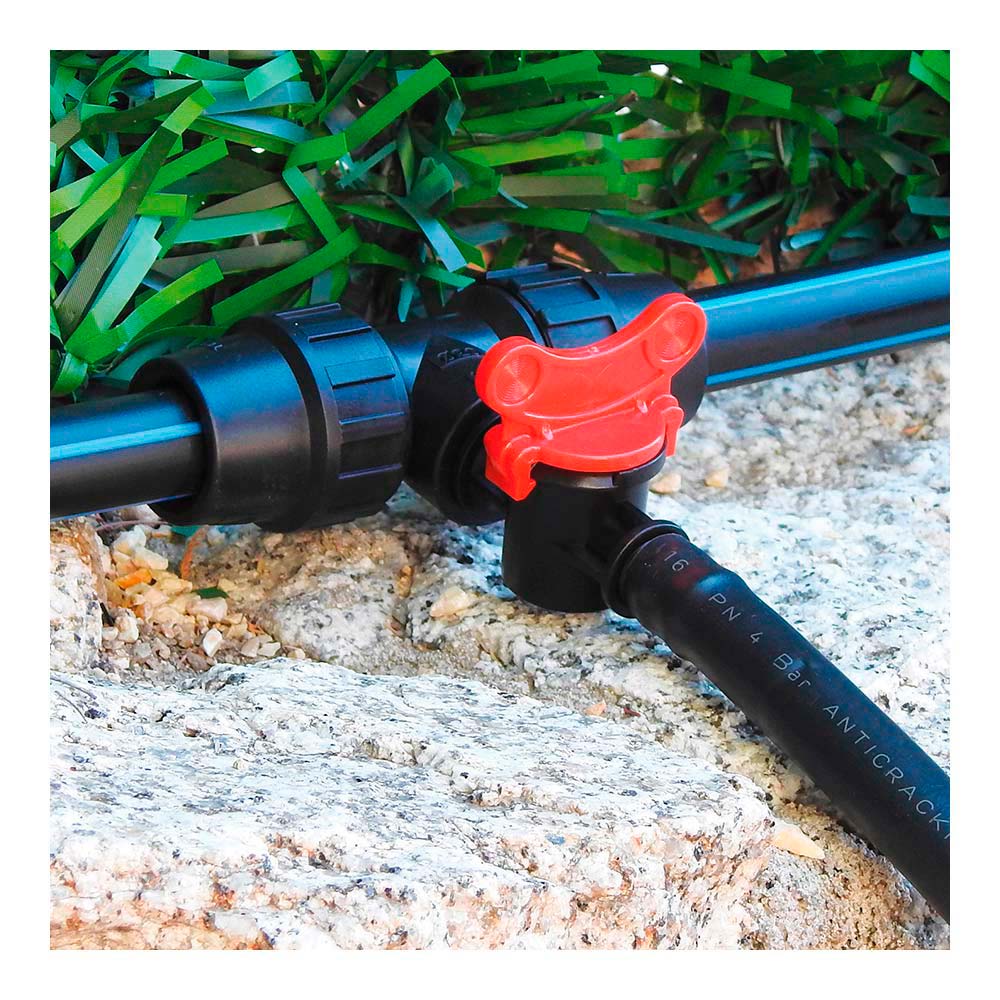 PACK DE 2 VALVULAS DE TUBO 16mm A ROSCA 1/2" BLUE BIRD