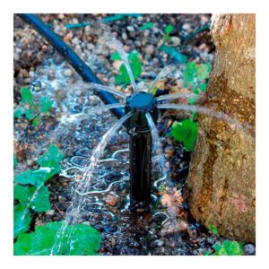 PACK CON 10 GOTEROS REGULABLES 0-70 L/h CON PIQUETA BLUE BIRD