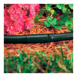 ROLLO DE 25m DE TUBERIA DE GOTEO 16mm CON GOTEROS A 0,35cm 2 L/h COLOR NEGRO. BLUE BIRD