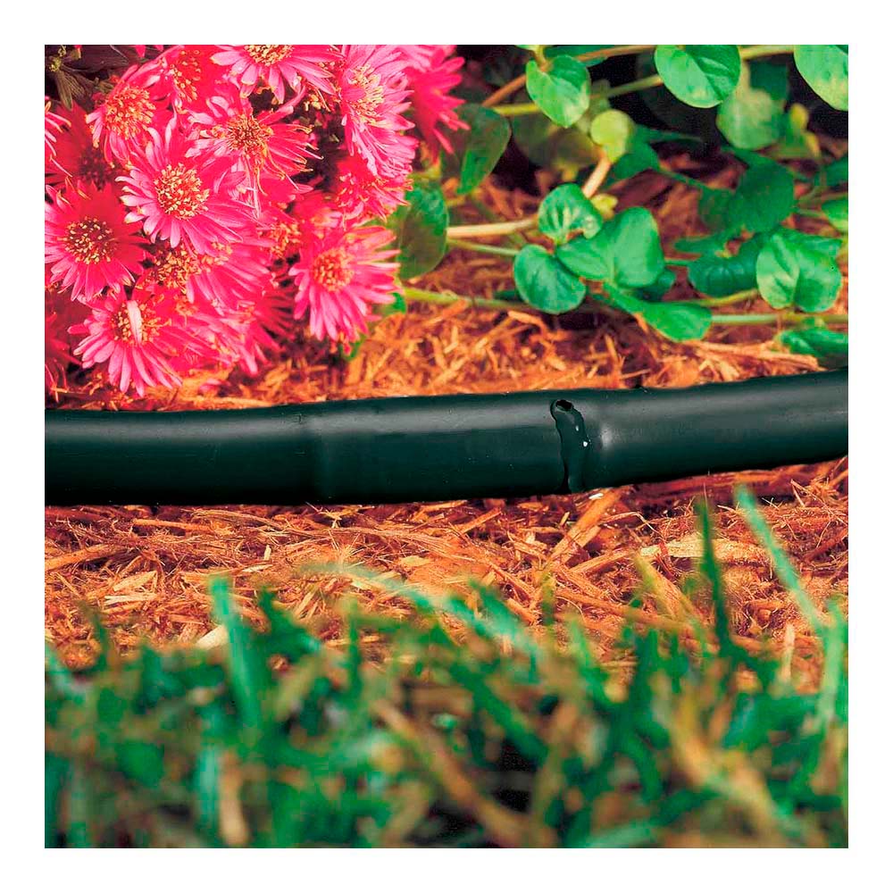 ROLLO DE 25m DE TUBERIA DE GOTEO 16mm CON GOTEROS A 0,35cm 2 L/h COLOR NEGRO. BLUE BIRD