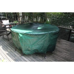 FUNDA DE PROTECCIÓN. CUBRE MESA Y SILLAS Ø205x90cm 100g/m²