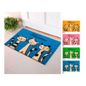 FELPUDO 60x40cm MODELO GATOS