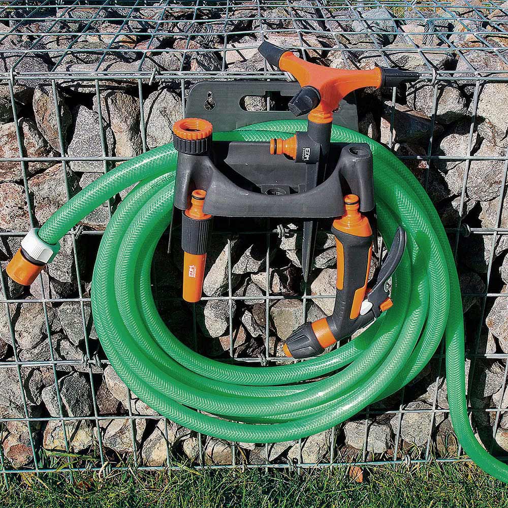 PORTAMANGUERAS MURAL DE PLÁSTICO 24x15x17cm